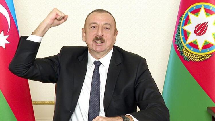 Son dakika... Aliyev: Düşmanı topraklarımızdan kovduk ve yeni bir gerçeklilik yarattık.. Herkes bu gerçeği kabul edecek!