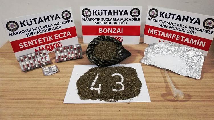 Kütahya’da uyuşturucu operasyonu: 4 gözaltı