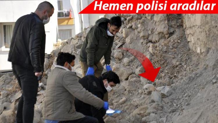 Bina yıkımında ekipler şaşkına döndü! Hemen polisi aradılar