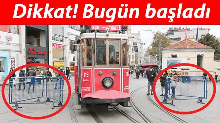 İstiklal Caddesi’ne 7 bin kişi sınırlaması: 3 metrekareye bir kişi düşecek