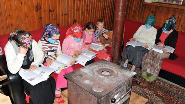 7 kardeşin uzaktan eğitim azmi