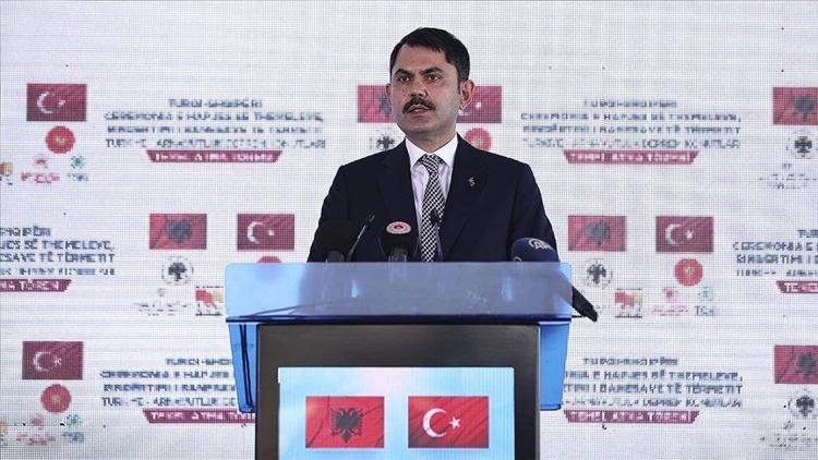 Bakan Kurum: Arnavutluk'ta inşa edilecek konutlar kardeşlik hukukunu güçlendirecek