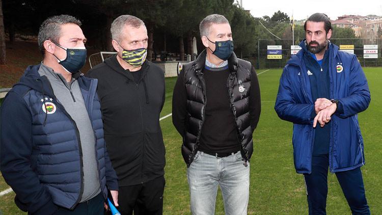 Fenerbahçe idmanında sürpriz ziyaret! Ali Koç...