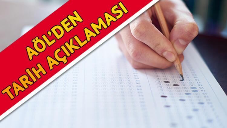 AÃ–L sÄ±navlarÄ± ne zaman yapÄ±lacak? MEB'den 2020-2021 AÃ§Ä±k