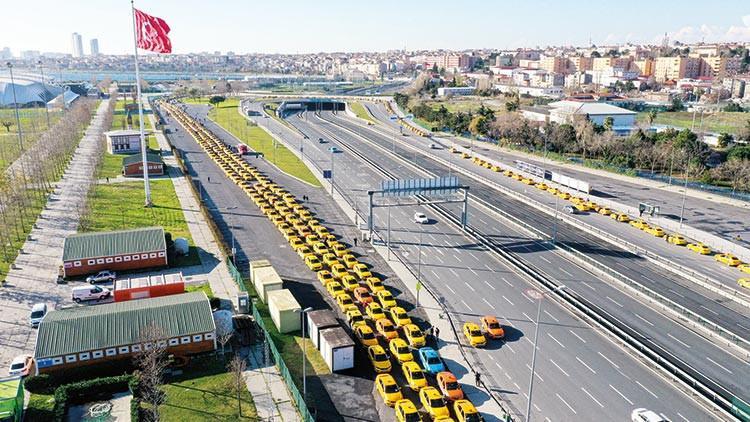 Yenikapı’ya taksici akını