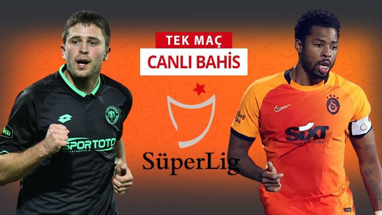Konyaspor'da 8, Galatasaray'da 7 eksik! Maçın iddaa'da öne çıkan tahmini...