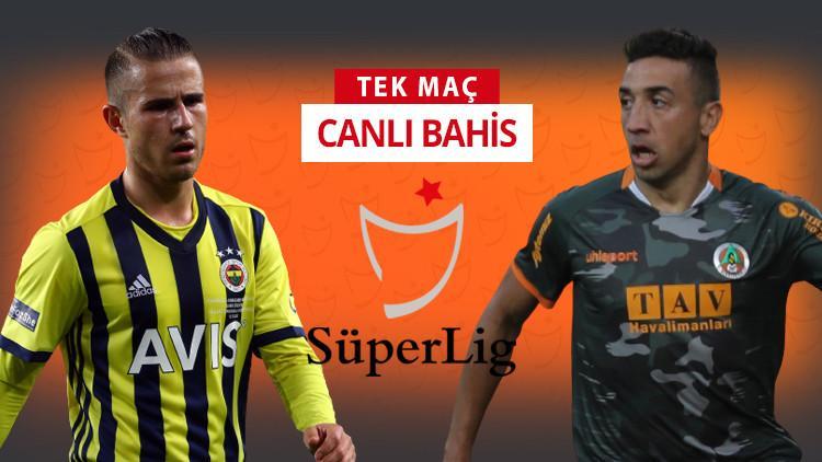 Fenerbahçe'de 5 isim belirsiz! Alanyaspor'un Kadıköy'deki iddaa oranı...
