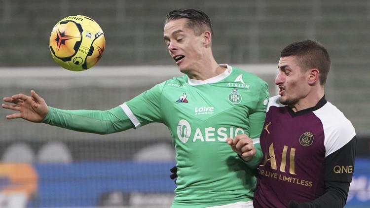 PSG, deplasmanda Saint-Etienne ile 1-1 berabere kaldı