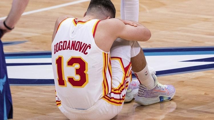 Atlanta Hawks'ta Bogdan Bogdanovic şoku! Fenerbahçe'nin eski oyuncusu sakatlandı...