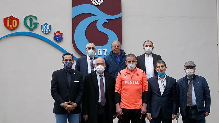 Trabzonspor kurul başkanlarından Abdullah Avcı'ya ziyaret
