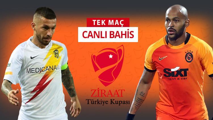 Galatasaray derbi öncesi kupa sınavında! Yeni Malatyaspor'a karşı iddaa'da galibiyetlerine...