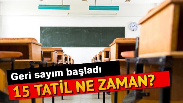 15 tatil ne zaman başlayacak? İşte 2021 yarıyıl tarihi