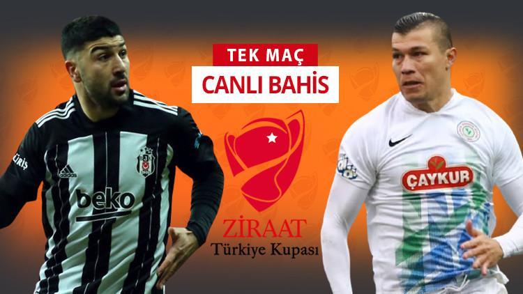 Beşiktaş derbi öncesi kupa virajında! Rizespor karşısında galibiyetlerine iddaa'da...