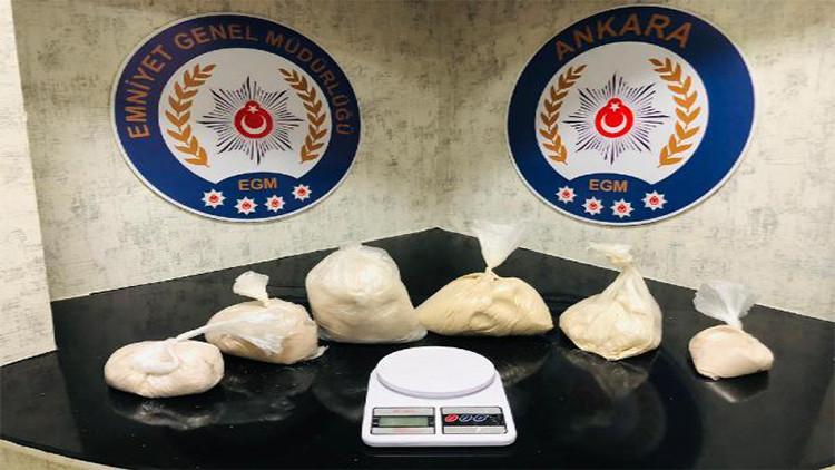 Ankara'da 20 kilo eroin ele geçirildi, 7 gözaltı