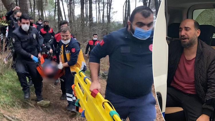 Kartal'da ormanlık alanda kan donduran olay! Polis memuru hayatını kaybetti