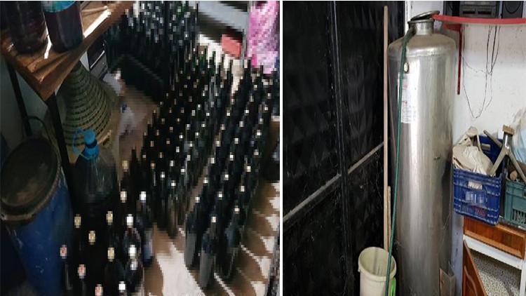 Tekirdağ'da 550 litre sahte içki ele geçirildi