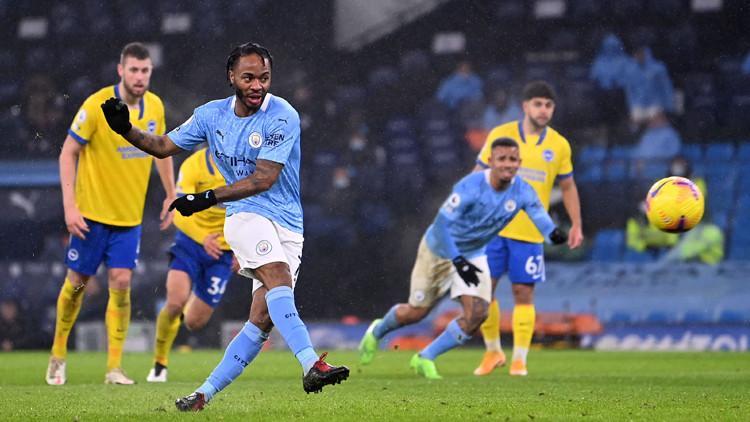 Premier Lig'de Manchester City, Brighton'ı tek golle geçti