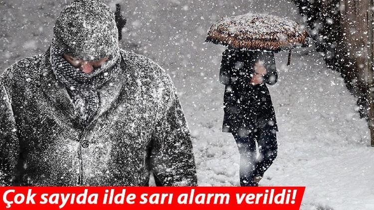 İstanbul'da kar ne zaman başlayacak? Meteoroloji'den son dakika hava durumu uyarısı! Sarı alarm verildi