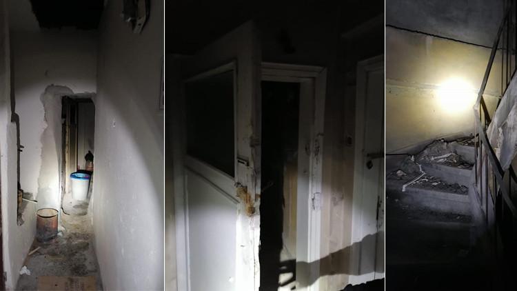 İhbar geldi, polis harekete geçti! Duvarı yıkıp gizli giriş yapmışlar