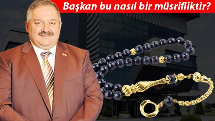 73 bin TL’lik fildişi tespihler ortalığı karıştırdı! Başkan bu nasıl bir müsrifliktir?