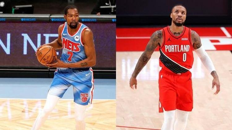 NBA'de haftanın oyuncuları Lillard ve Durant!