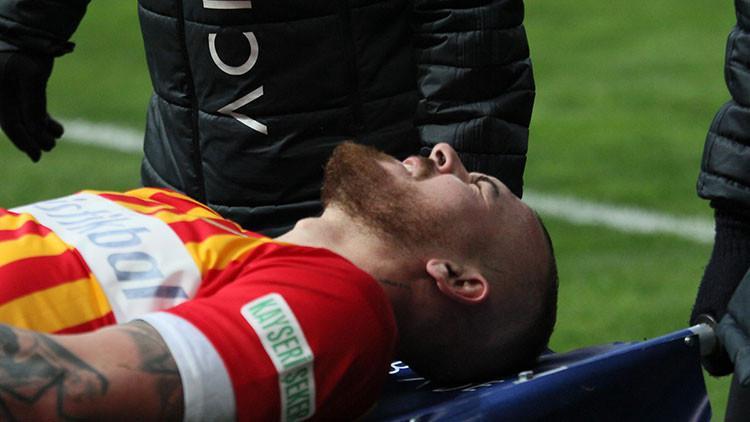 Kayserispor'da Alibec, 2-3 hafta sahalardan uzak kalacak