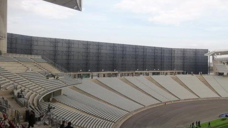 Atatürk Olimpiyat Stadı'nda rüzgar önlemi! Paneller...