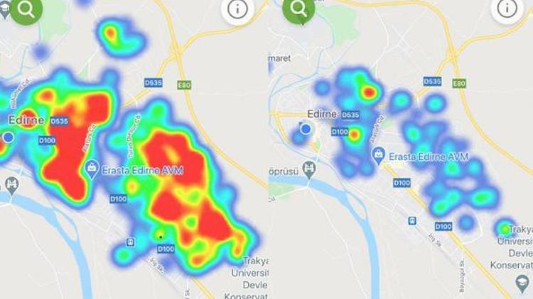 Edirne'de vaka sayıları yüzde 90 düştü, tablo yeşile döndü