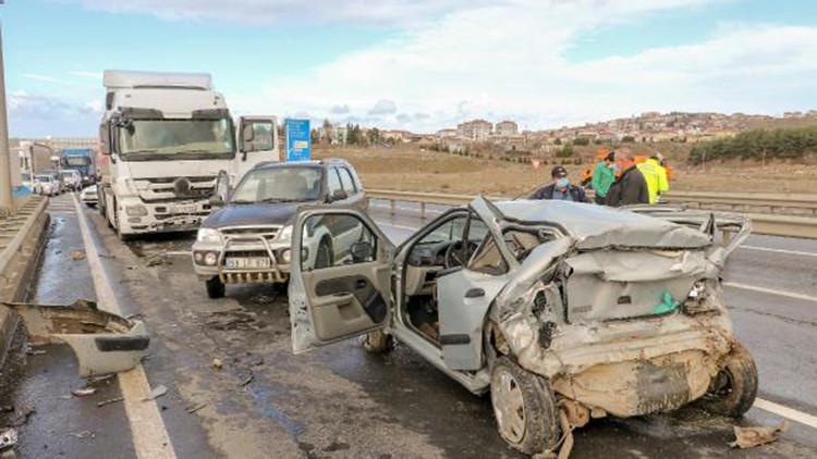 Edirne'de zincirleme kaza: 1 ölü
