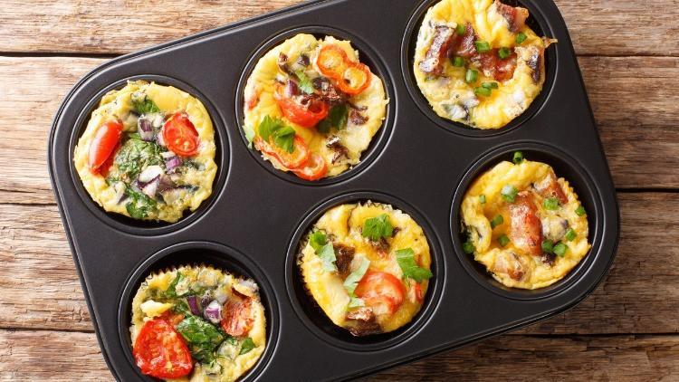 Kahvaltıda İyi Gider: Yumurtalı Muffin Tarifi