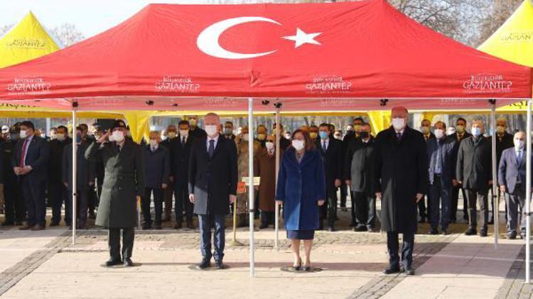 Atatürk’ün Gaziantep’e gelişinin 88'inci yıl dönümü kutlandı