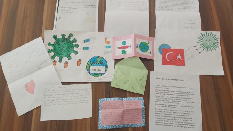 Prof. Dr. Uğur Şahin ve eşi Dr. Özlem Türeci’ye öğrenci mektubu