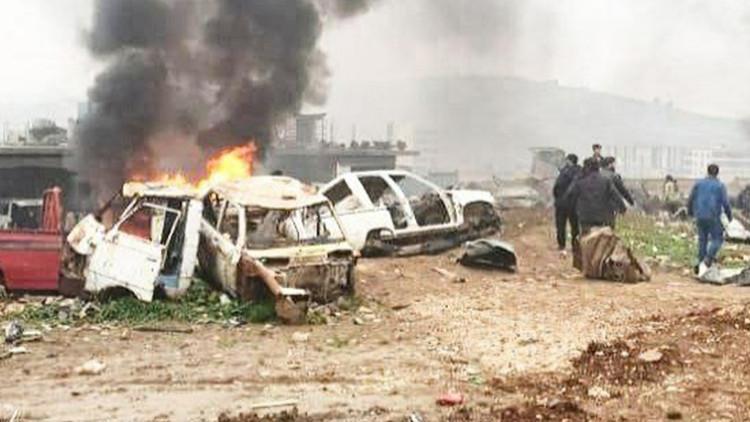 Afrin'de bomba yüklü araçla saldırı:5 ölü, 22 yaralı
