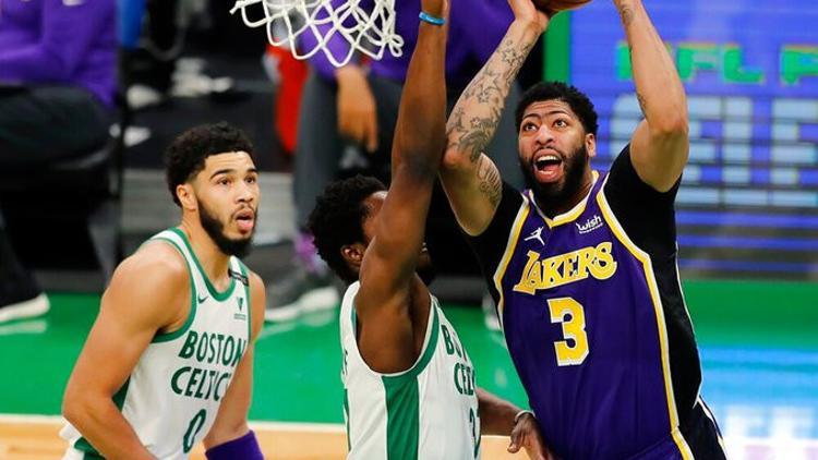 NBA'de gecenin sonuçları | Lakers, Celtics'i bir sayı farkla mağlup etti