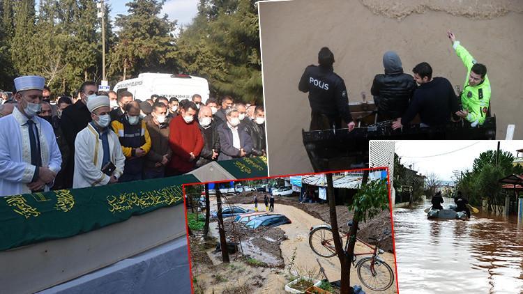İzmir'deki sel felaketi sonrası acı veda