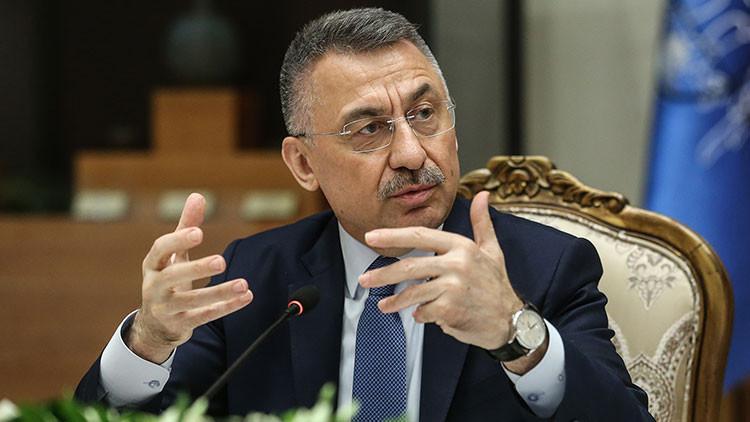 Fuat Oktay'dan Bo�azi�i �niversitesi olaylar�na sert tepki: 'Karanl�k niyetlerle ��kar�lmaya �al���lan olaylar, T�rkiye'yi kararl�l�kla y�r�d��� yoldan asla al�koyamaz'