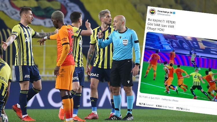 Fenerbahçe'den derbi sonrası ofsayt kararına tepki! Ozan'ın iptal edilen golü...