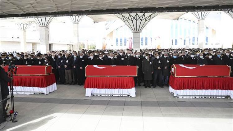 Pençe Kartal-2 Harekatı şehitleri son yolculuğuna uğurlandı