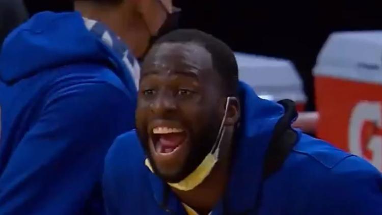 Cedi Osman'ın şutu sonrası Draymond Green'den tepki çeken hareket