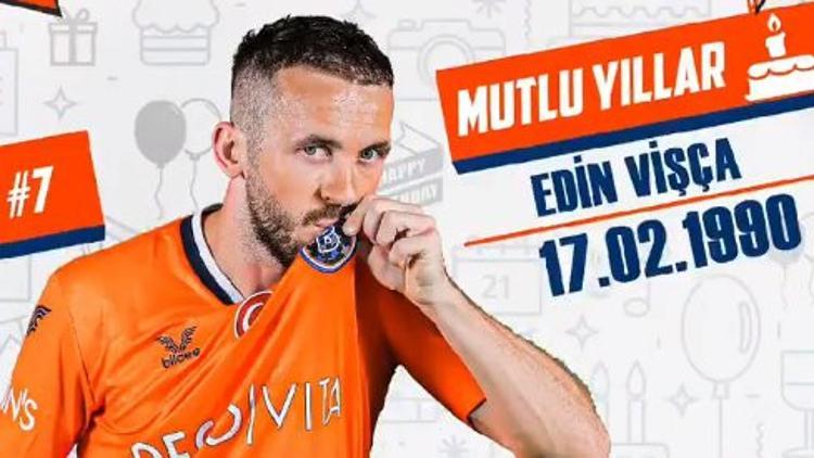 Başakşehir'in kaptanı Edin Visca 31 yaşında!