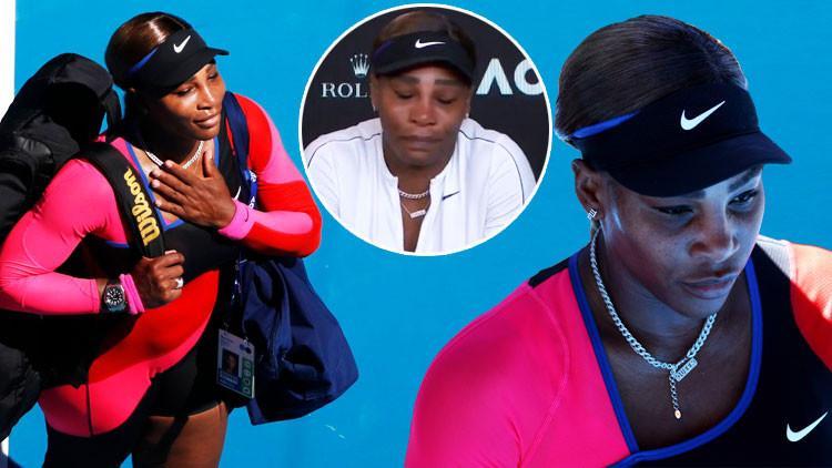 Serena Williams, basın toplantısını ağlayarak terk etti!