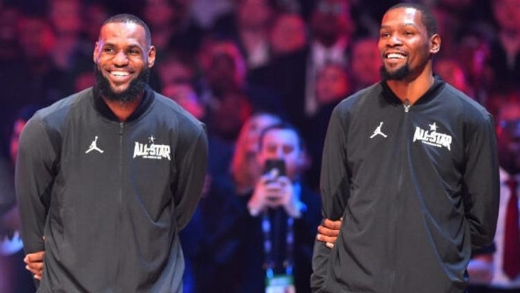 NBA All-Star maçının ilk 5'leri belli oldu! Kaptanlar LeBron James ve Kevin Durant...