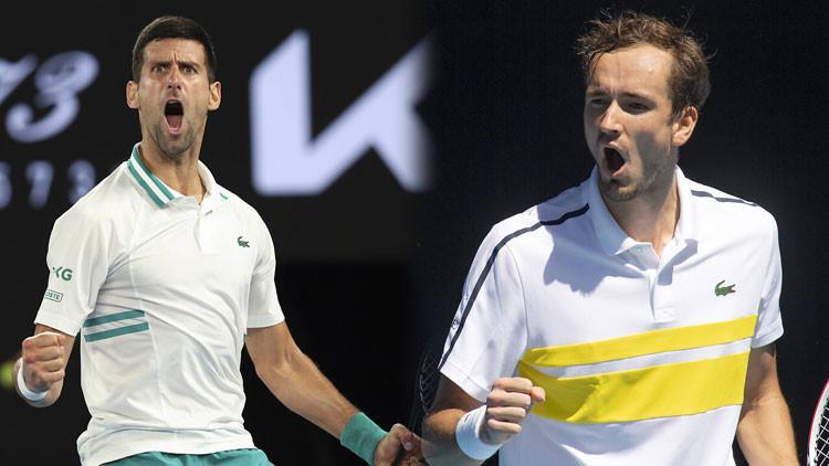 Avustralya Açık'ta Tsitsipas'ı deviren Daniil Medvedev, finalde Djokovic'in rakibi oldu!