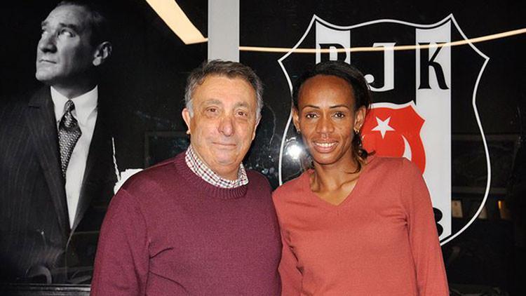 Ahmet Nur Çebi'den Beşiktaş'ın Türkiye şampiyonu atleti Meryem Erdoğan'a tebrik