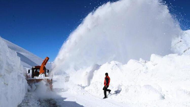 Vanda 3 metre karla yoğun mücadele