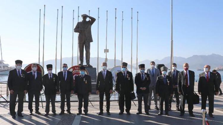 Atatürk'ün Marmaris'e gelişinin 86'ncı yıldönümü törenle kutlandı