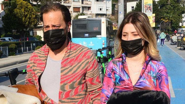 Kaan Taşaner ve sevgilisi Seray Dura, Bebek'te!