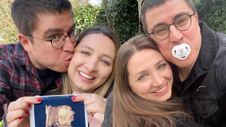 İbrahim Büyükak ve eşi Nurdan Büyükak'ın büyük heyecanı: Oğlumuzla ilk selfie'miz