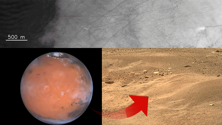 Mars’tan inanılmaz bir görüntü daha! Devasa hortumların fotoğrafı yayınlandı…