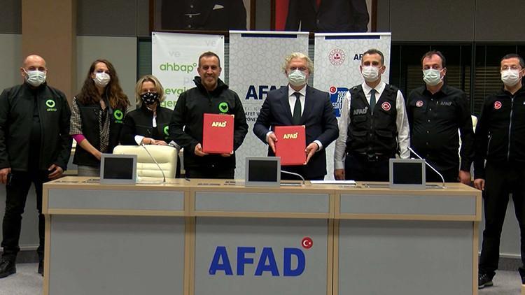 AFAD ve Ahbap Platformu iş birliği protokolü imzaladı